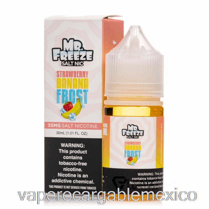 Vape Recargable Fresa Banana Frost - Mr Frozen Salts - 30ml 35mg